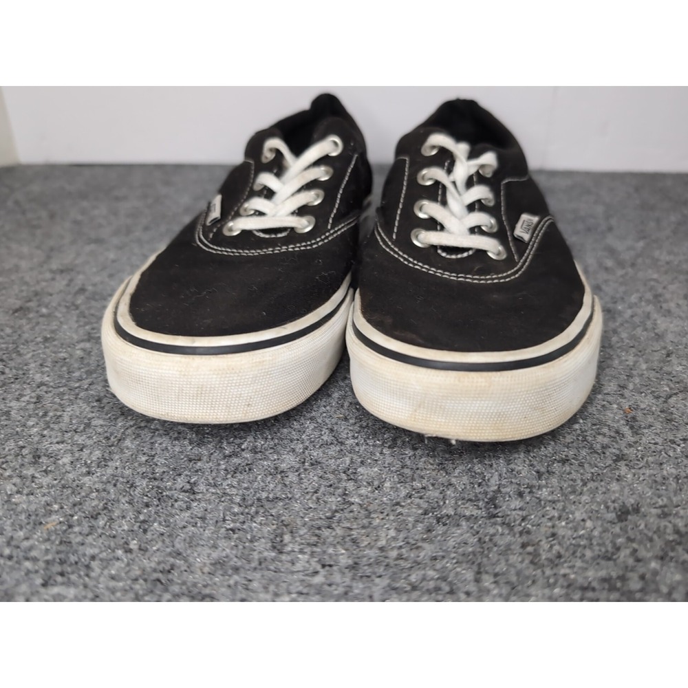 VANS Authentic Black White Canvas Shoes Sneakers Women's Size 9 - Picture 4 of 9